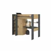 Hoogslaper Heavy 90x200cm - decor - eik & donkergrijs
