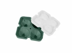 Ijsblokjesvorm diamant 12x12x14cm - platinum silicone - forest green