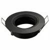 Inbouwspot zwart GU10, excl. lamp