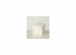 Kaars Bubble zwart wit grijs