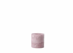 Kaars Cilinder Ø7x10cm - rustiek - oud rood