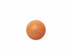 Kaars Rustiek 24u oranje