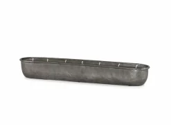 Kaars 60x10x10cm - metaal - grijs