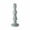 Kaarsenhouder Luna H23cm - stoneware - lichtgroen