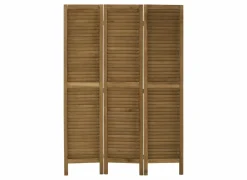 Kamerscherm Camila 120x2x170cm - paulownia hout - bruin