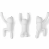 Kapstok Buddy  7,6 cm, set van 3