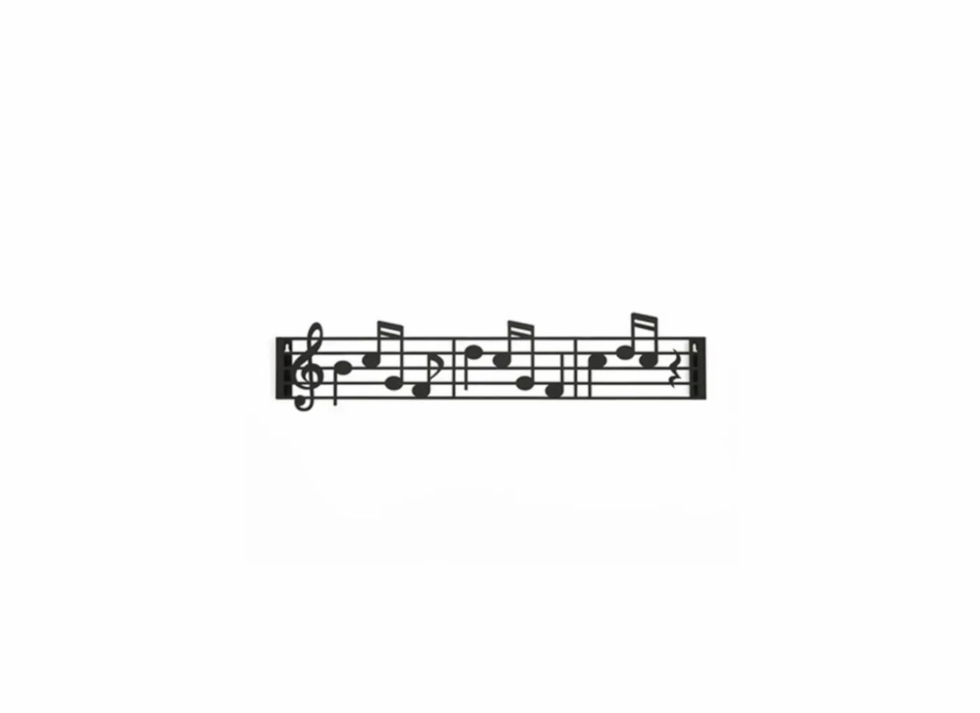 Kapstok Musik black metal 44cm