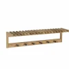 Kapstok Samia 80cm - massief eik - naturel