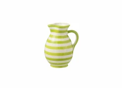Karaf Grana H21cm - keramiek - groen & wit
