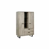 Kast Como 2 120cm - melamine - humus eik