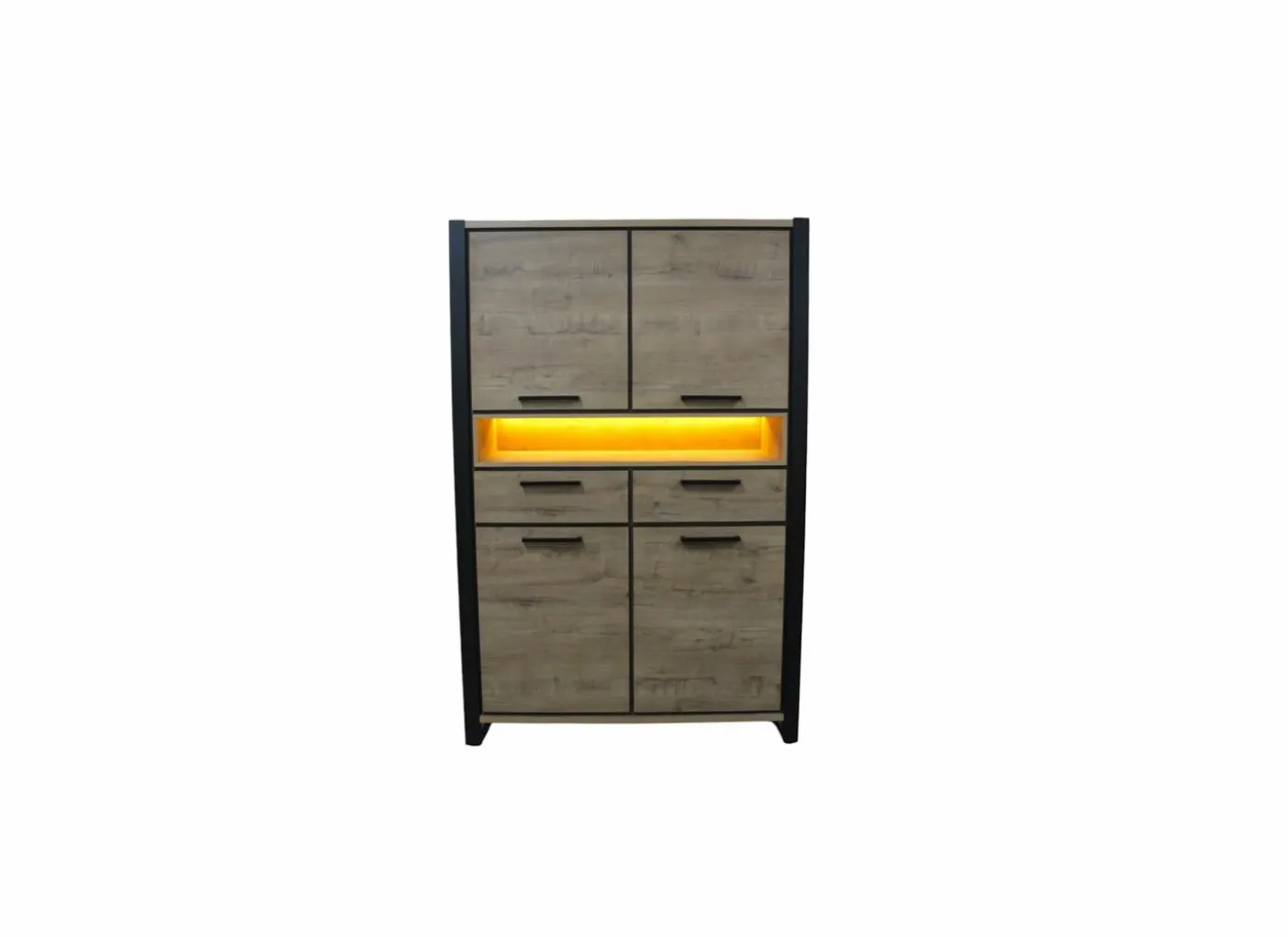 Kast Cronos 130x45x200cm - decor eik - naturel