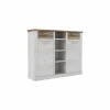 Kast Duro 160x41x128cm - decor - pine white/antique oak