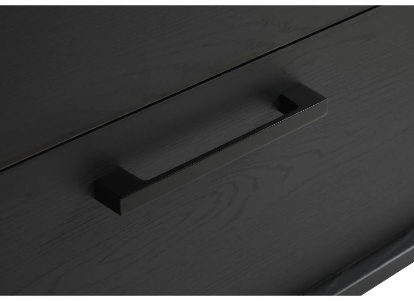 Kast Faro 127cm - melamine - structuur zwart