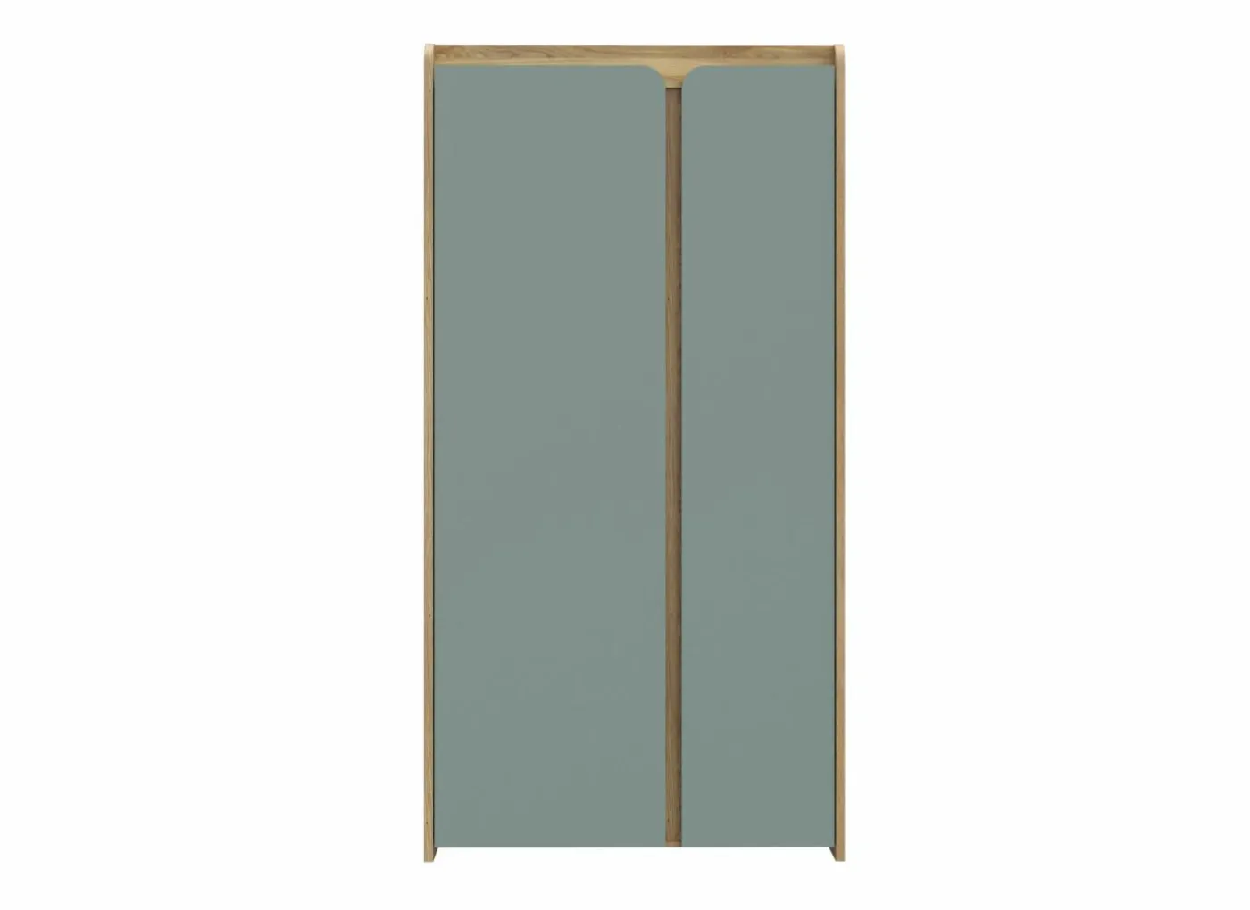 Kast Hoa 105x53x205 - decor - mauvella eik & groen