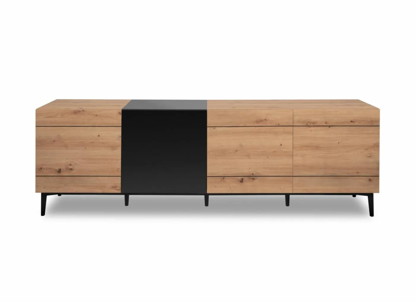 Kast Nola 200x42x65cm - melamine - artisanale eik