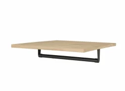 Kastaccessoires Holmes roede en plank MDF en eik fineer naturel
