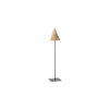 Kerstboom op voet H115cm - hout massief & metaal - naturel/zwart
