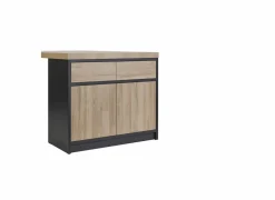 Keukeneiland Ilotfon 230x100cm - melamine - french oak & nox