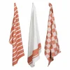 Keukenhanddoek Stoff 70x50cm - katoen - rust set van 3