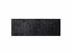 Keukenloper Decosoft 150x50cm - stof - zwart/wit