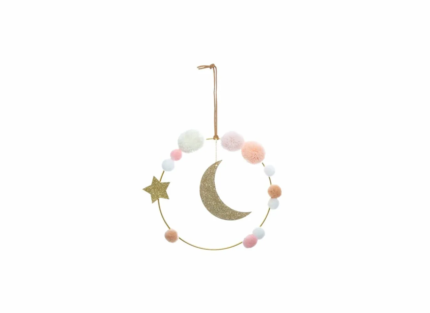 Kinderdecoratie Maan Pompom