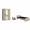 Kinderkamer Cariba met bed 90x200cm - kleerkast 135cm en 1 nachtkastje