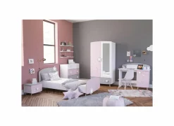 Kinderkamer Etoiles met bed 90x200cm - kleerkast 95cm en 1 nachtkastje