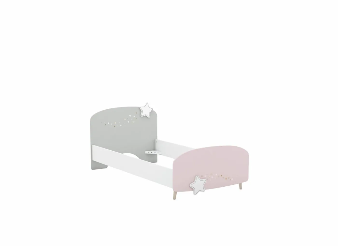 Kinderkamer Etoiles met bed 90x200cm - kleerkast 95cm en 1 nachtkastje
