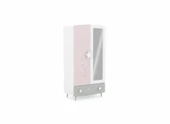 Kinderkamer Etoiles met bed 90x200cm - kleerkast 95cm en 1 nachtkastje