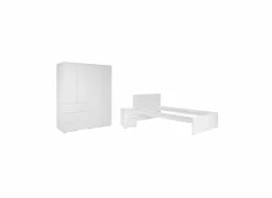 Kinderkamer Image met bed 90x200cm - kleerkast 160cm en 1 nachtkastje