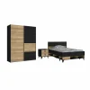 Kinderkamer Lya met bed 120x200cm - schuifdeurkast 170cm en 1 nachtkastje