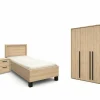Kinderkamer Tessa met bed 90x200cm - kleerkast 151cm en 1 nachtkastje