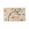 Kindertapijt Route 150x100cm - katoen - multicolor