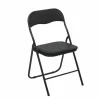 Klapstoel ZH43cm - metaal & PVC - zwart