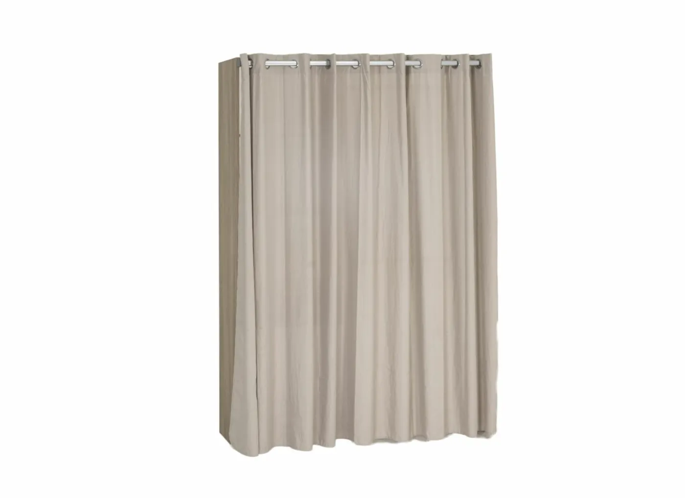 Kledingkast Gala 160x40x203cm - decor - bruin