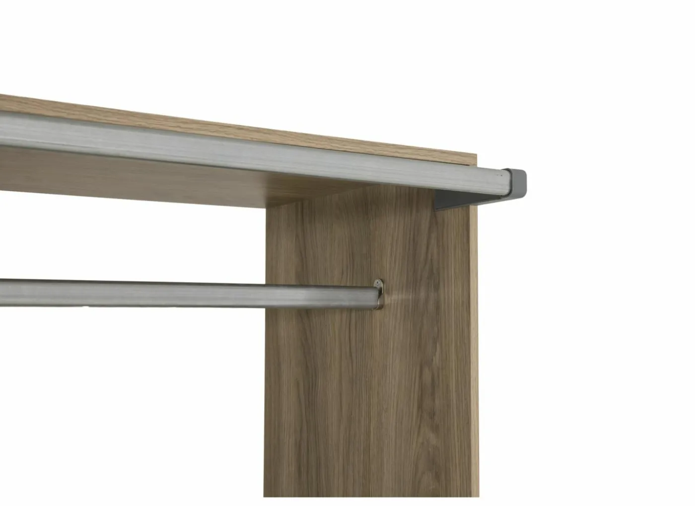 Kledingkast Gala 160x40x203cm - decor - bruin