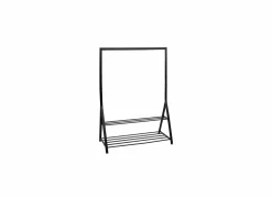 Kledingrek Athena 121x56,5x167cm - metaal - zwart
