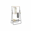 Kledingrek Buttitta 95x51,5x170cm - metaal - zwart