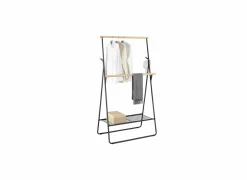 Kledingrek Buttitta 95x51,5x170cm - metaal - zwart