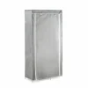 Kledingrek Fellow 90x45x178cm - metaal & stof - grijs