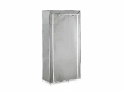Kledingrek Fellow 90x45x178cm - metaal & stof - grijs