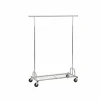 Kledingrek Kelly 130/188,5x55x158/171cm - metaal - chroom
