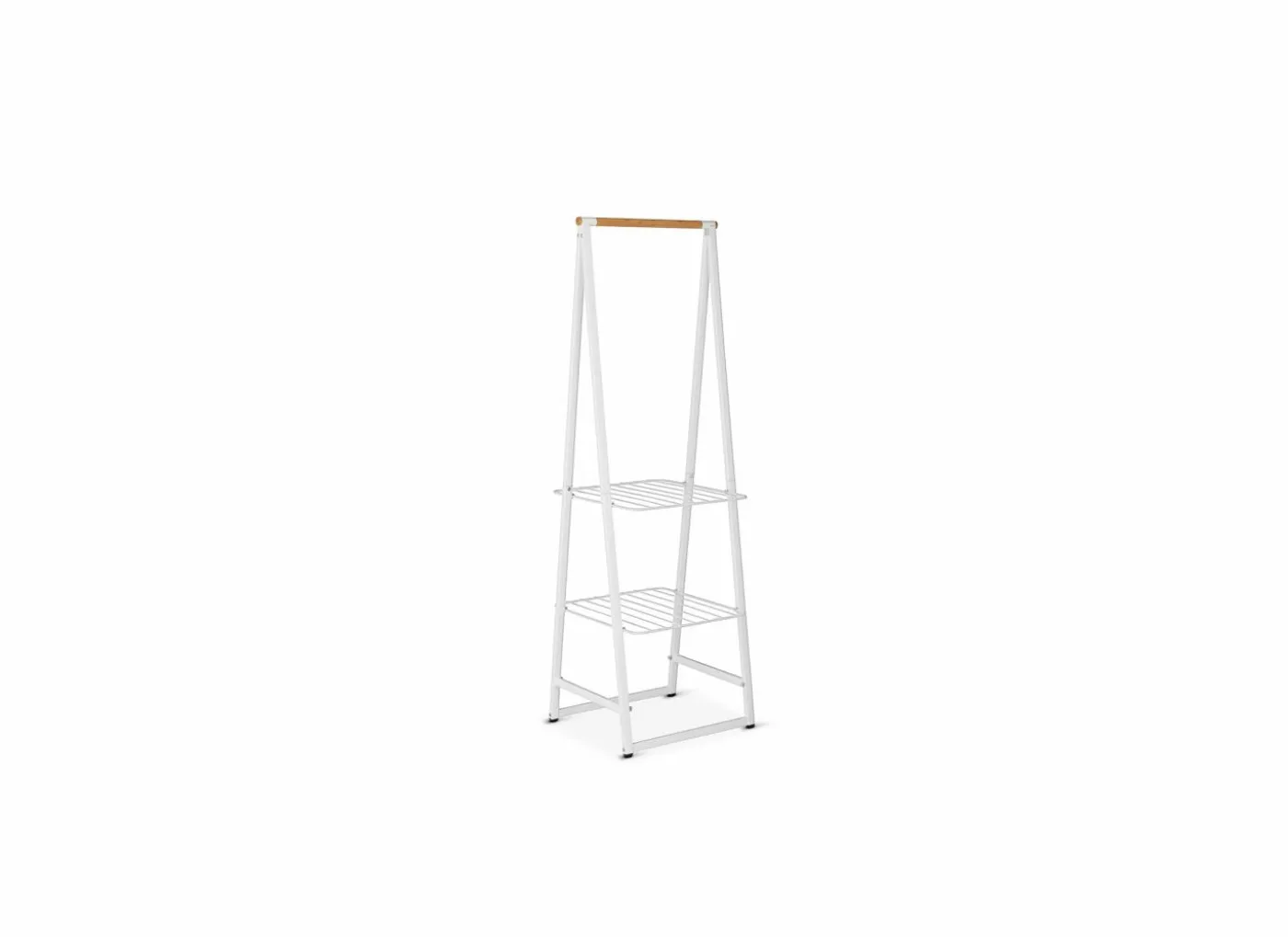Kledingrek Linn 60,6x57x190cm - metaal - wit