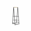 Kledingrek Linn 60,6x57x190cm - metaal - zwart