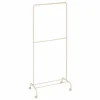 Kledingrek Liny 81x44,5x179,5cm - staal - beige
