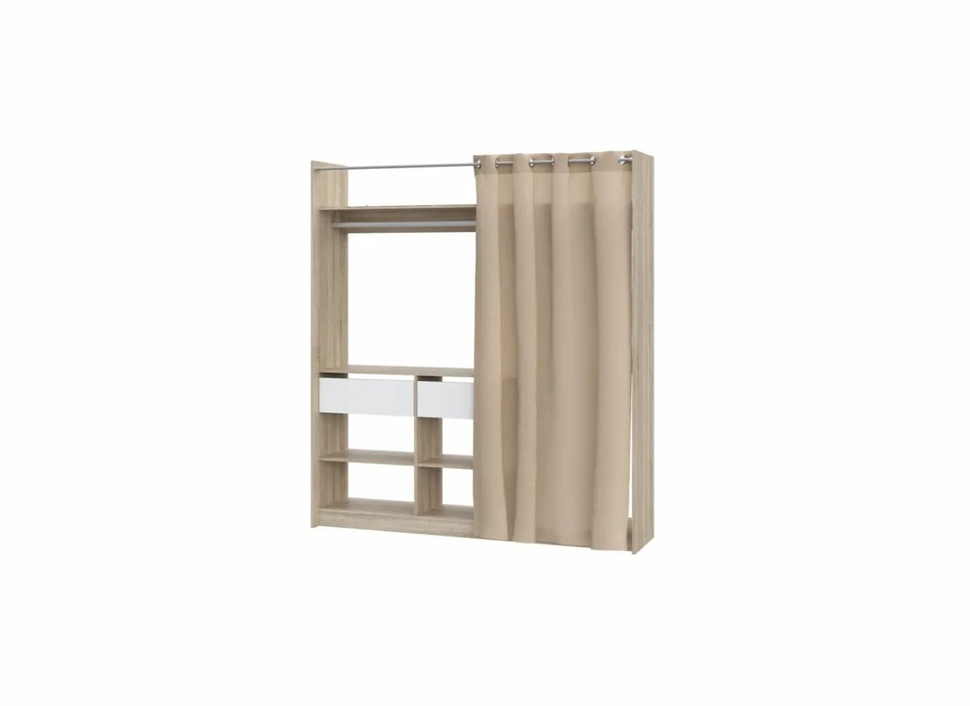 Kledingrek Lyttelton 180x42x200cm - decor - sonoma eik