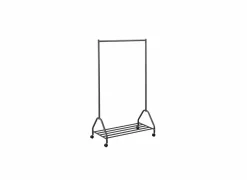 Kledingrek Nasolini 85x45x153cm - metaal - antraciet