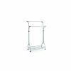 Kledingrek Skin 100x40x195cm - aluminium - aluminium & chrome