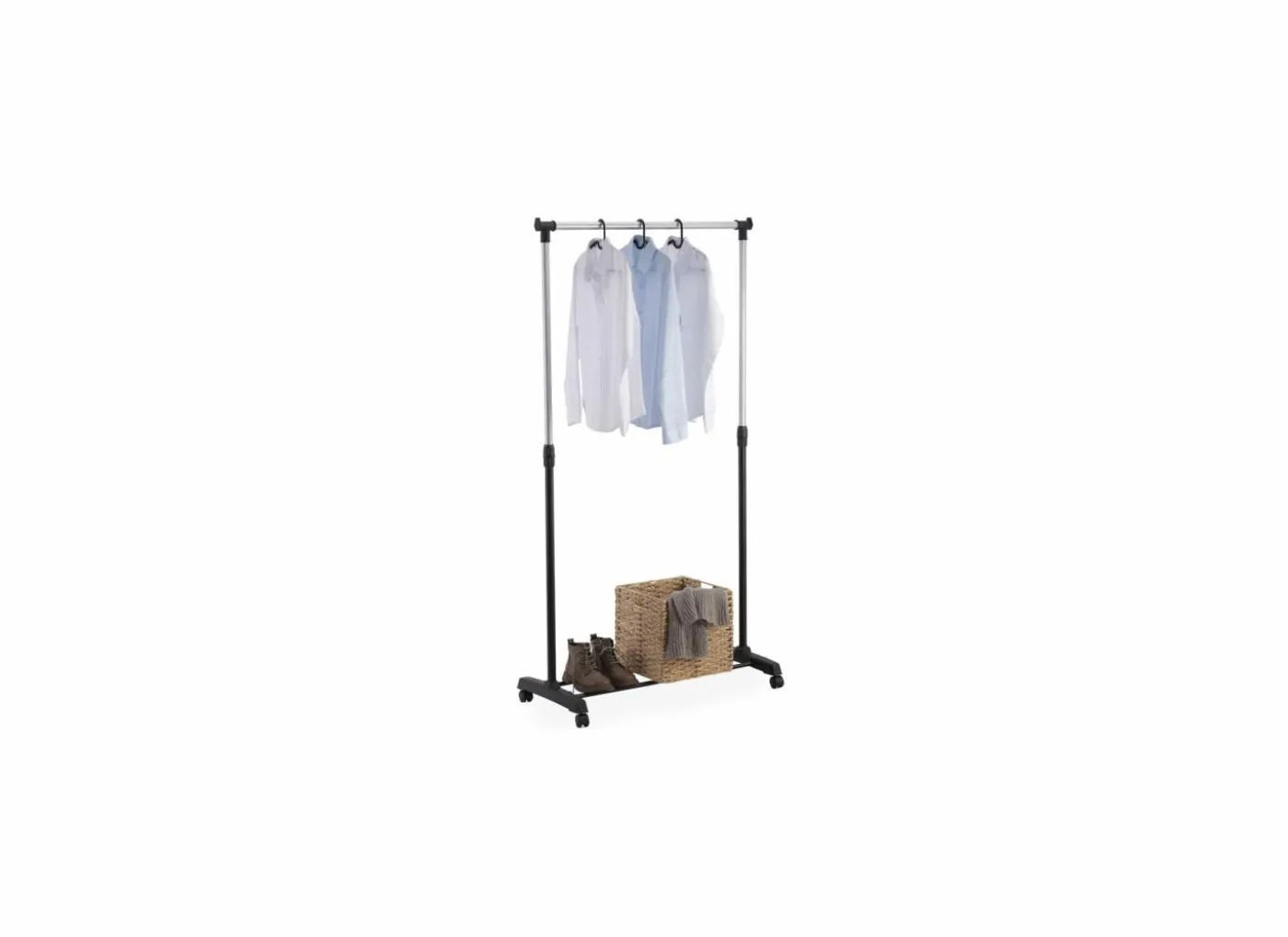 Kledingrek Welch 85x41x100/170cm - metaal - chrome
