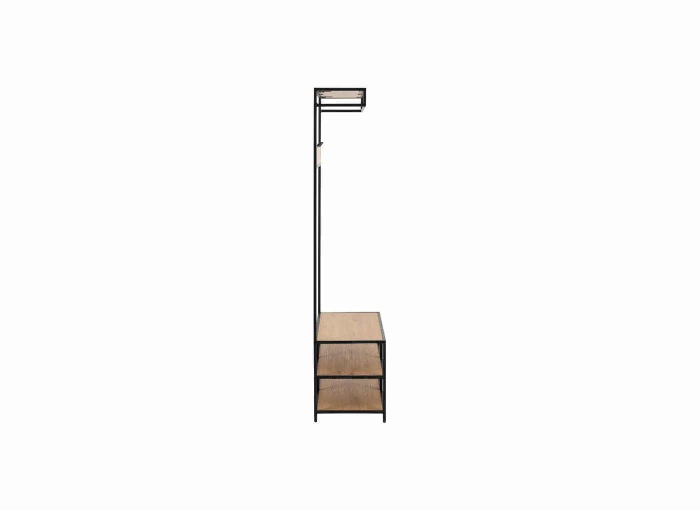 Kledingrek 77x40x185cm - decor - eik